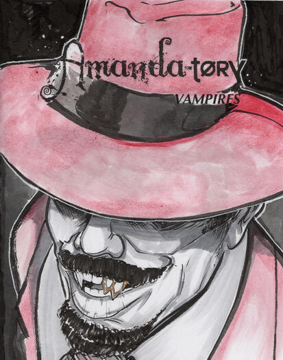 Amandatory: Vampires Sketchbook Custom Sinners Cover